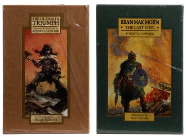 HOWARD, Robert E. (1906-1936). Pair of Illustrated Limited ...