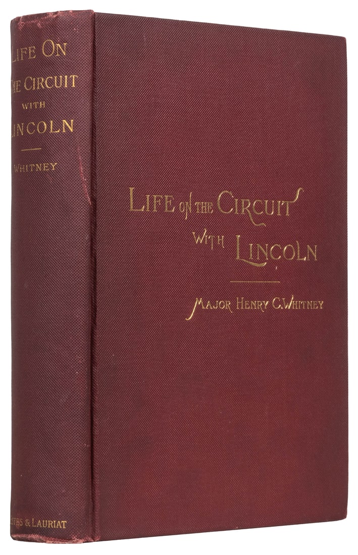 [LINCOLN, Abraham (1809-1865), subject]. WHITNEY, Major Hen... (1 of 1)