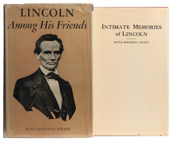 [LINCOLN, Abraham (1809-1865), subject]. WILSON, Rufus Rock...