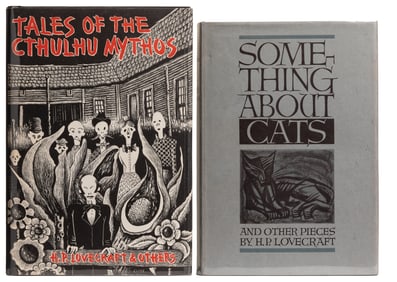 LOVECRAFT, H. P. (1890-1937). Pair of Hardcover Titles Publ...