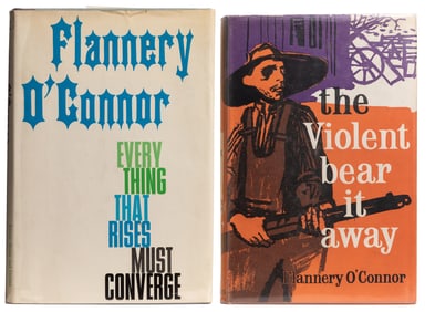 O’CONNOR, Flannery (1925-1964). Pair of First Editions, inc...