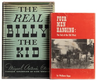 [OUTLAWS]. Pair of Inscribed First Editions, including: OTE...