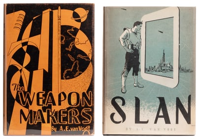 VAN VOGT, A. E. (1912-2000). Pair of First Editions, One Si...