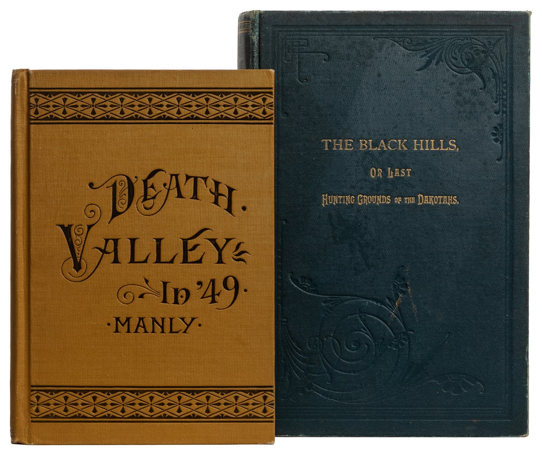 [WESTERN AMERICANA]. Pair of First Editions About Pioneers,...: [WESTERN AMERICANA]. Pair of First Editions About Pioneers, including: TALLENT, Annie D. The Black Hills; or, the Last Hunting Ground of the Dakotahs. St. Louis, MO: Nixon-Jones Printing Co., 1899. 8v