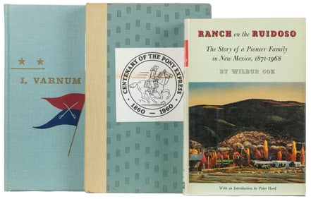 [WESTERN AMERICANA]. Trio of Signed Modern Histories, inclu...