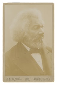 DOUGLASS, Frederick (1818-1895). Cabinet Card Portrait of D...