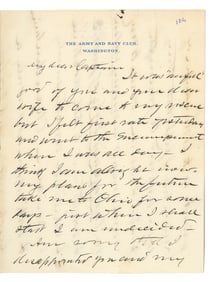 GODFREY, Edward Settle (1843-1932). Autograph Letter Signed...