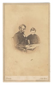 [PHOTOGRAPHY]. [LINCOLN, Abraham (1809-1865), subject]. [BR...