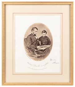 [PHOTOGRAPHY]. [LINCOLN, Abraham (1809-1865), subject]. “Ab...