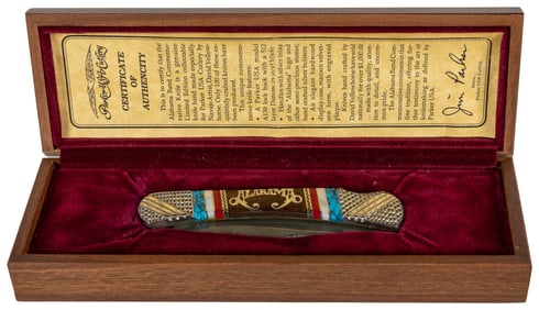 YELLOWHORSE, Dave. (Navajo). A139 “Alabama” Lock-Back Pocke...