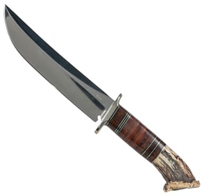 MCCARTY, Zollan. 7” Scagel Style Fighter Knife. Thomaston, ...