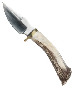 Deer Drop Field Dressing Knife. United States: Silver Stag....