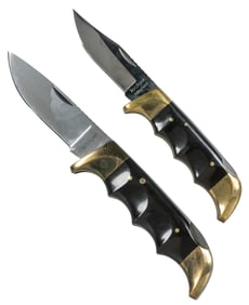 Pair of Kershaw Folding Hunting Knives. Seki, Japan: Kersha...