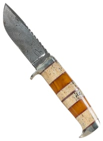 HOLDER, D'Alton. Custom Bowie Knife. U.S.A.: D'holder. Hidd...