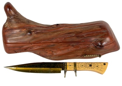 Black Widow with Cedar Display Case. Apopka, Florida: Colin...