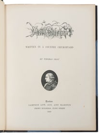 [CHROMOLITHOGRAPHS]. GRAY, Thomas (1716-1771). An Elegy Wri...