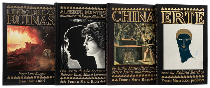 [FRANCO MARIA RICCI, publisher]. Group of 4 Limited Edition...