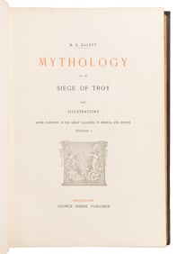 HALEVY, M. K. Mythology and the Siege of Troy with Illustra...