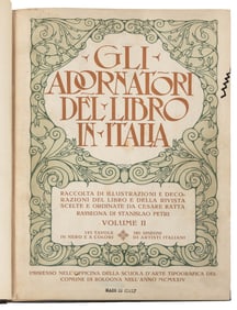 [ITALIAN ART]. [PETRI, Stanislao, editor]. Gli Adornatori d...