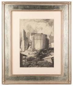 GRUGER, Frederic Rodrigo (American, 1871-1953). “The Ruined...