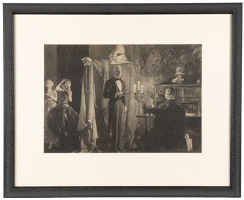 GRUGER, Frederic Rodrigo (American, 1871-1953). “Behind Tha...