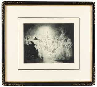 LINDSAY, Norman (Australian, 1879-1969). “The Funeral March...