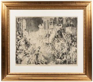 LINDSAY, Norman (Australian, 1879-1969). “In Vain the Chris...