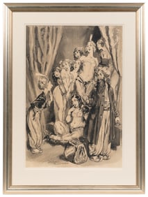 LINDSAY, Norman (Australian, 1879-1969). “To Berlin” Origin...