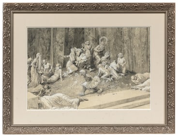 MATANIA, Fortunino (Italian, 1881-1963). Untitled Original ...