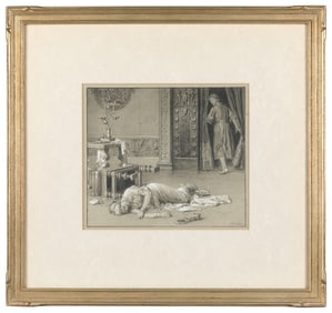 MATANIA, Fortunino (Italian, 1881-1963). Untitled Original ...