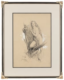 MATANIA, Fortunino (Italian, 1881-1963). Original Drawing o...