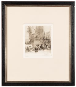 WALCOT, William (British, 1874-1943). Signed Etching from S...