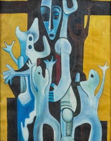 [IN THE STYLE OF] ALSTON, Charles (American, 1907 – 1977). Untitled. Signed. ...