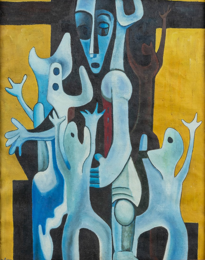 [IN THE STYLE OF] ALSTON, Charles (American, 1907 – 1977). Untitled. Signed. ...