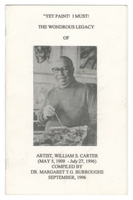 CARTER, William S. (American, 1909-1996). Posthumous Carter...