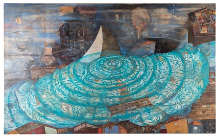 HULL, Richard (American, b. 1955). Last. 1999. Oil and wax ...