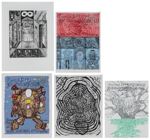 HULL, Richard (American, b. 1955). Pintura Series (4) and S...