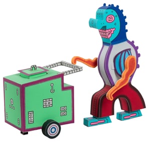 WIRSUM, Karl (American, 1936-2021). Blue Burger Quartet Ala...