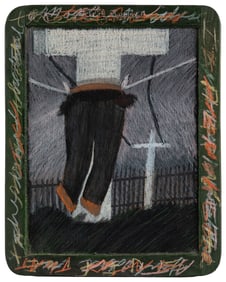 FITZPATRICK, Tony (American, 1958-2025) Untitled. 1984. Mix...