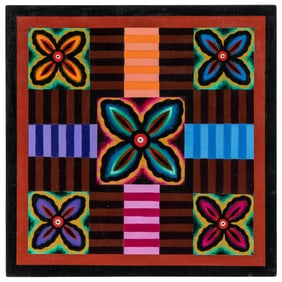 NOLAND, Michael (American, 1958 – ). Untitled (Parcheesi Bo...