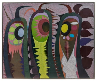 BAUMAN, Joanne E. (American, 1936-2020). Untitled No. 1. 19...