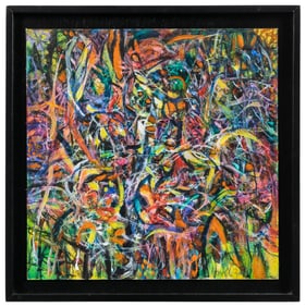 ZISLA, Harold (American, 20th Century). Untitled. Mixed med...