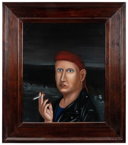 SNYDER, John (American, 1956 – ). Untitled (Woman Smoking)....