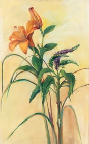 MALSCHICK, Debra (American). Untitled (Floral Still Life). ...