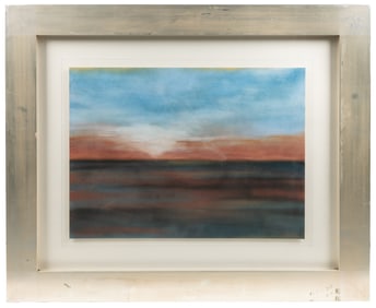 [PASTEL]. ARTIST UNKOWN. Untitled / Landscape with Water [I...
