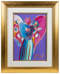 MAX, Peter (American, b. 1937). “Angel with Heart.” [Ca. 20...