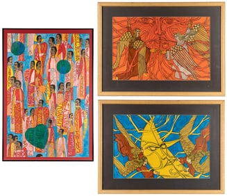 TOLOCZKO, Raymond. (American, 1925-1972). Group of Stained ...