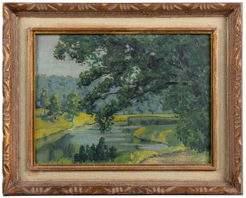 LUMIS, Harriet R. (American, 1870-1953) Untitled. (Landscap...