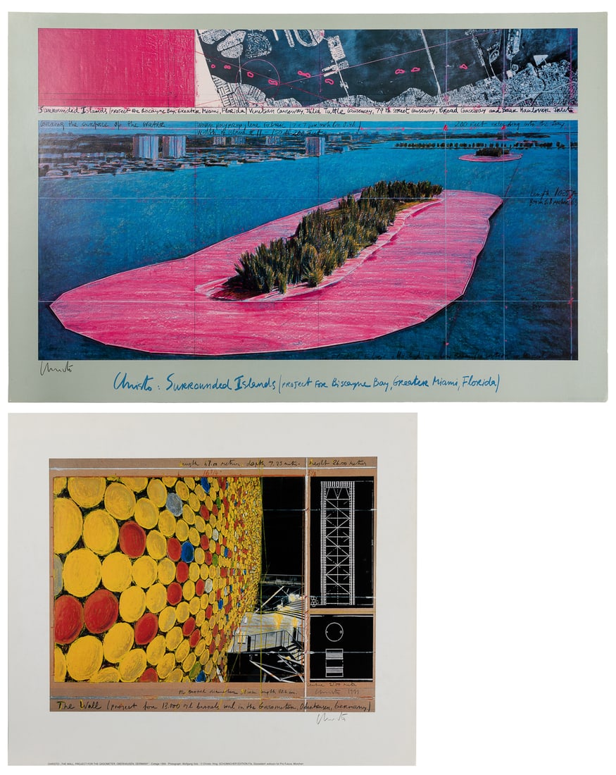 CHRISTO AND JEANNE-CLAUDE (Christo Vladimirov Javacheff [Bu...: CHRISTO AND JEANNE-CLAUDE (Christo Vladimirov Javacheff [Bulgarian, 1935 – 2020]; Jeanne-Claude Denat de Guillebon [Moroccan, 1935 – 2009]). “The Wall” and “Surrounded Is