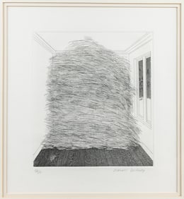 HOCKNEY, David (American, b. 1937). A Room Full of Straw. 1...